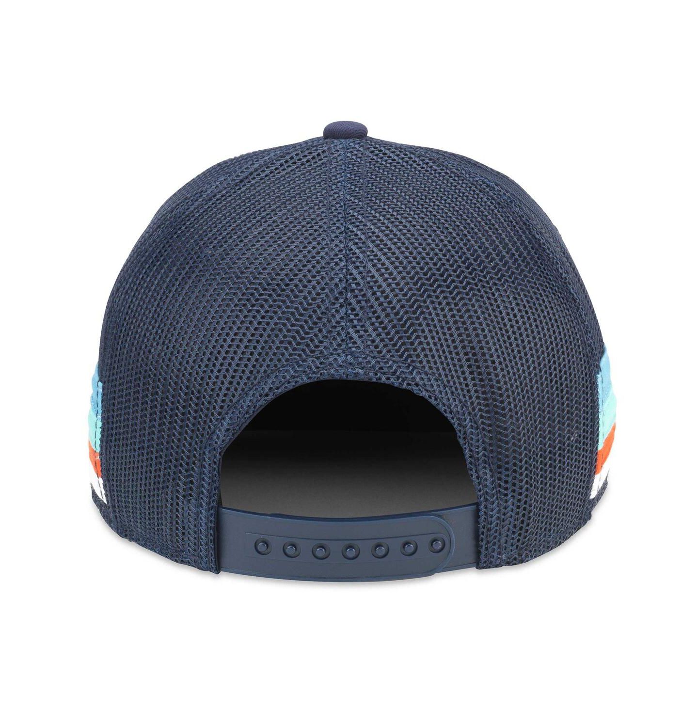 Мужская кепка American Needle Deep Sea Blue Seattle Kraken HotFoot Stripes Trucker Adjustable Hat — фото 3