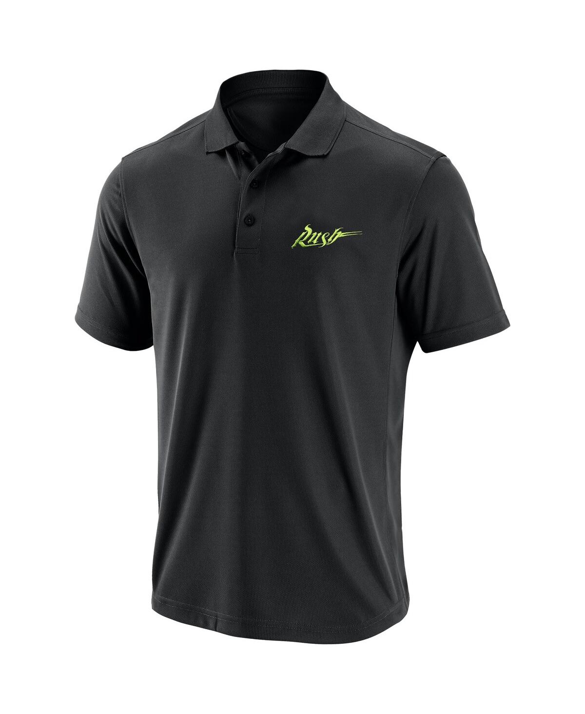 Shop Adpro Sports Men's Black Saskatchewan Rush Primary Logo Polo Shirt