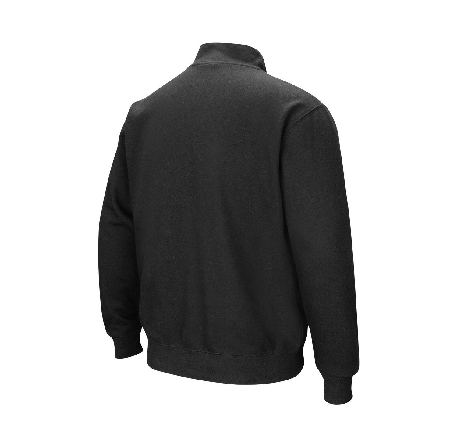 Men's Black Purdue Boilermakers Big and Tall Tortugas Quarter-Zip Jacket