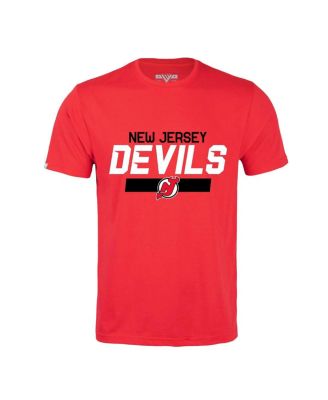 Men's Jack Hughes Red New Jersey Devils Richmond Player Name and Number T-shirt