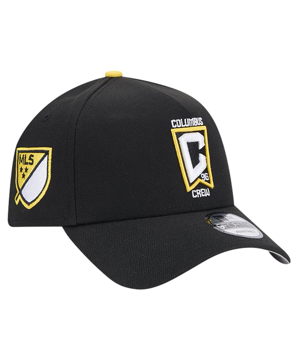 Shop New Era Men's  Black Columbus Crew 2024 Kick Off Collection 9forty A-frame Adjustable Hat