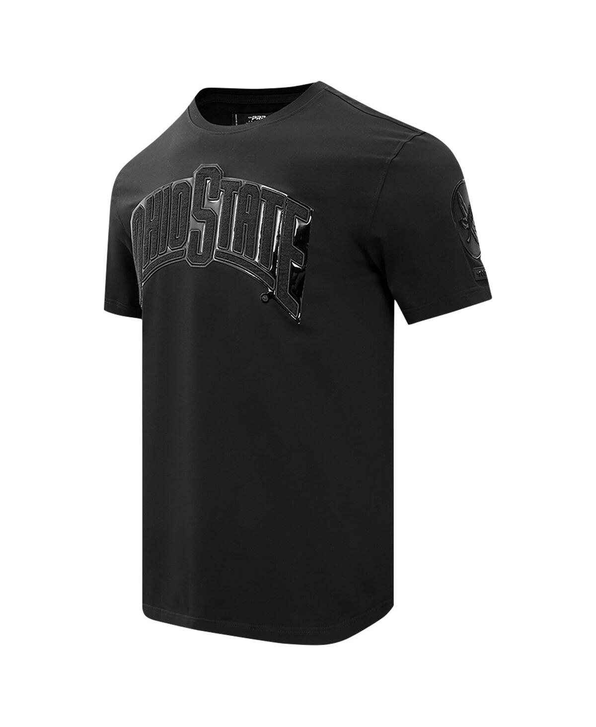Shop Pro Standard Men's  Ohio State Buckeyes Triple Black T-shirt