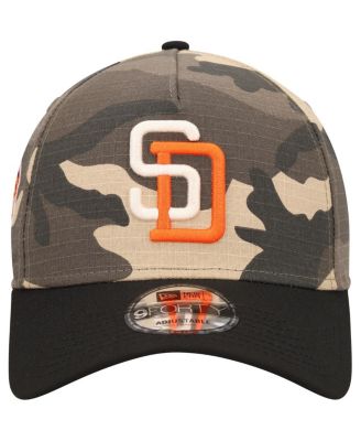 Men's San Diego Padres Camo Crown A-Frame 9FORTY Adjustable Hat