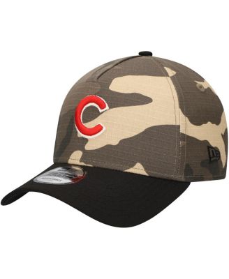 Men's Chicago Cubs Camo Crown A-Frame 9FORTY Adjustable Hat