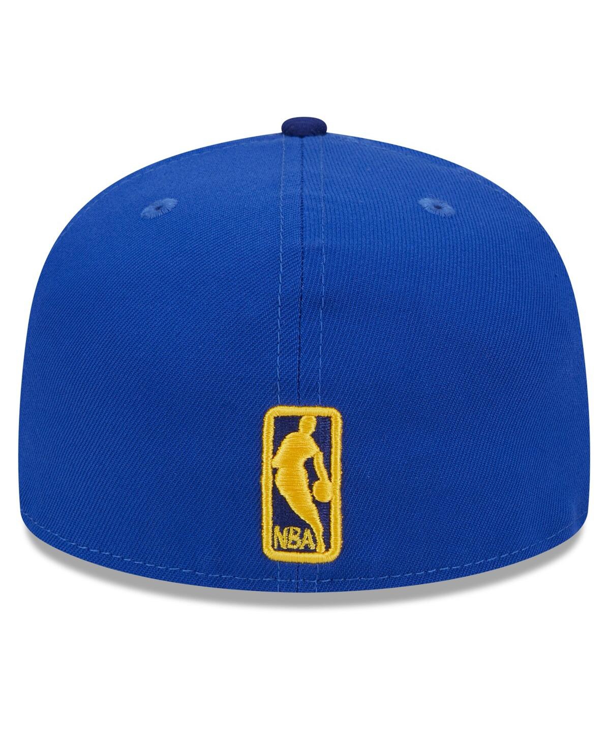 Men's New EraGolden State Warriors 2024 Nba All-Star Game Rally Drive Checkerboard 59FIFTY Crown Fitted Hat - Royal