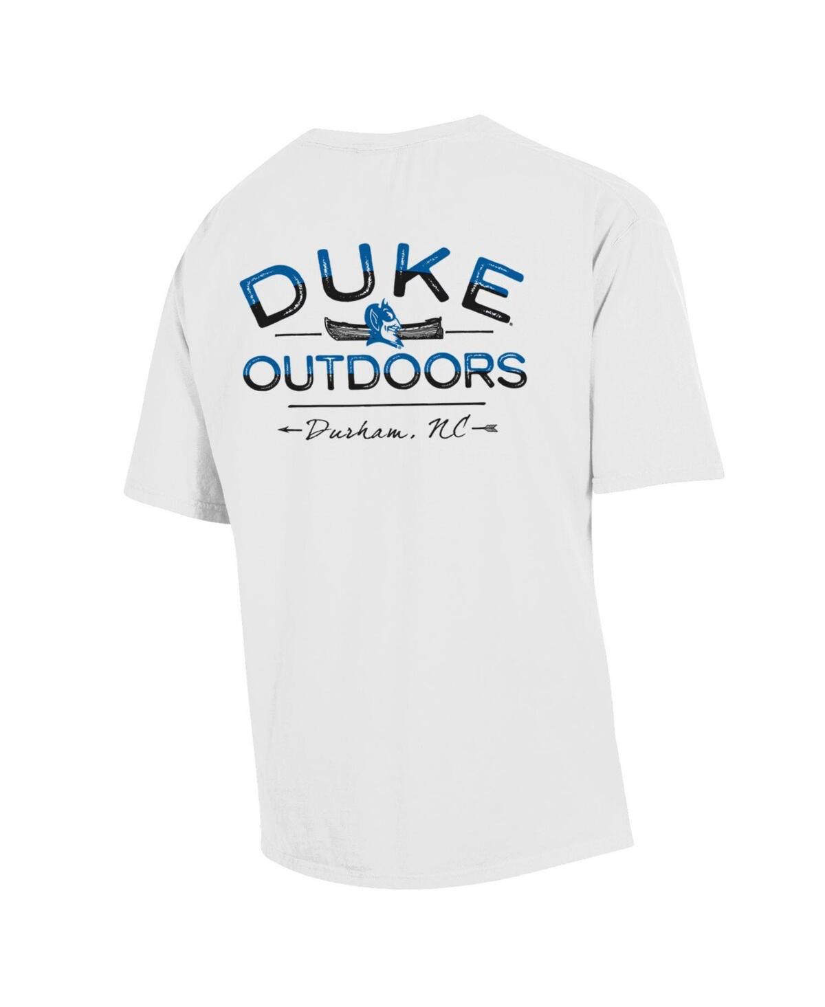 Men's ComfortwashDuke Blue Devils Great Outdoors T-shirt - White