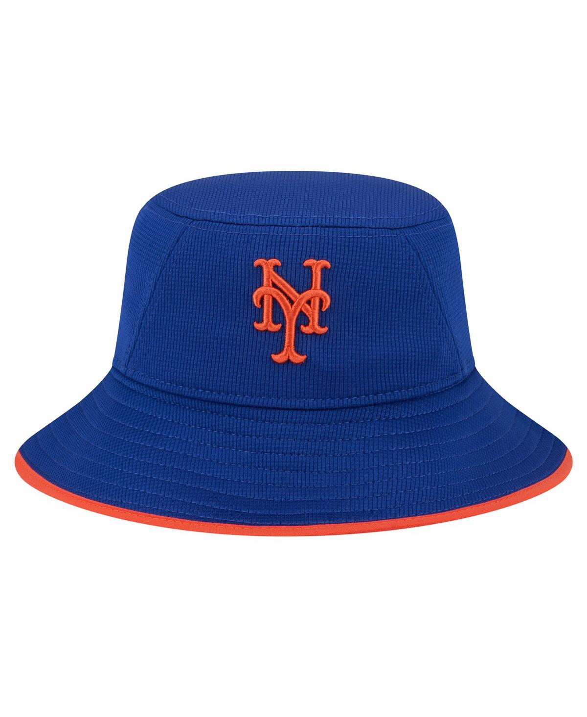 New Era Men's  Royal New York Mets Game Day Bucket Hat