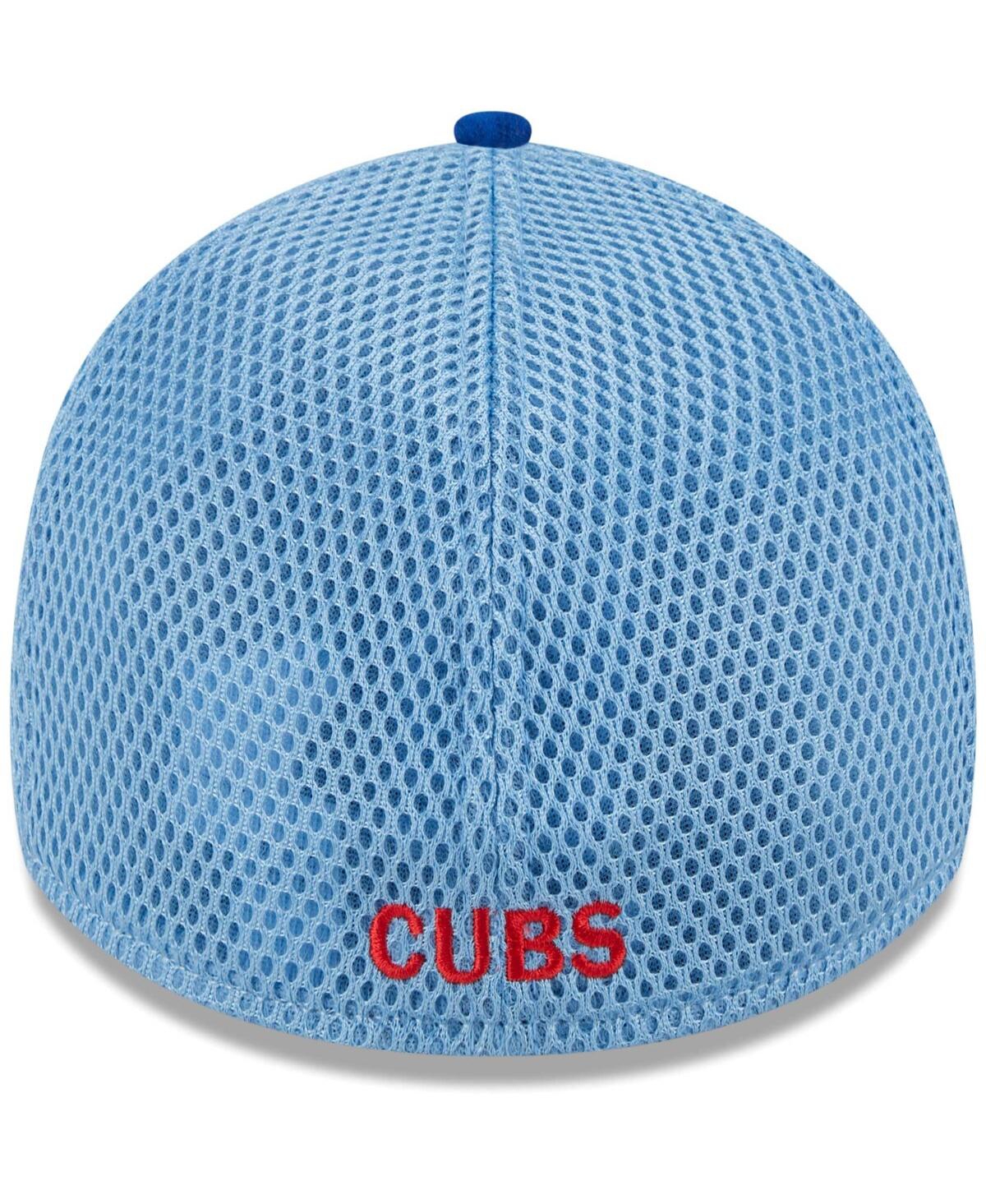 Shop New Era Men's  Royal Chicago Cubs Neo 39thirty Flex Hat
