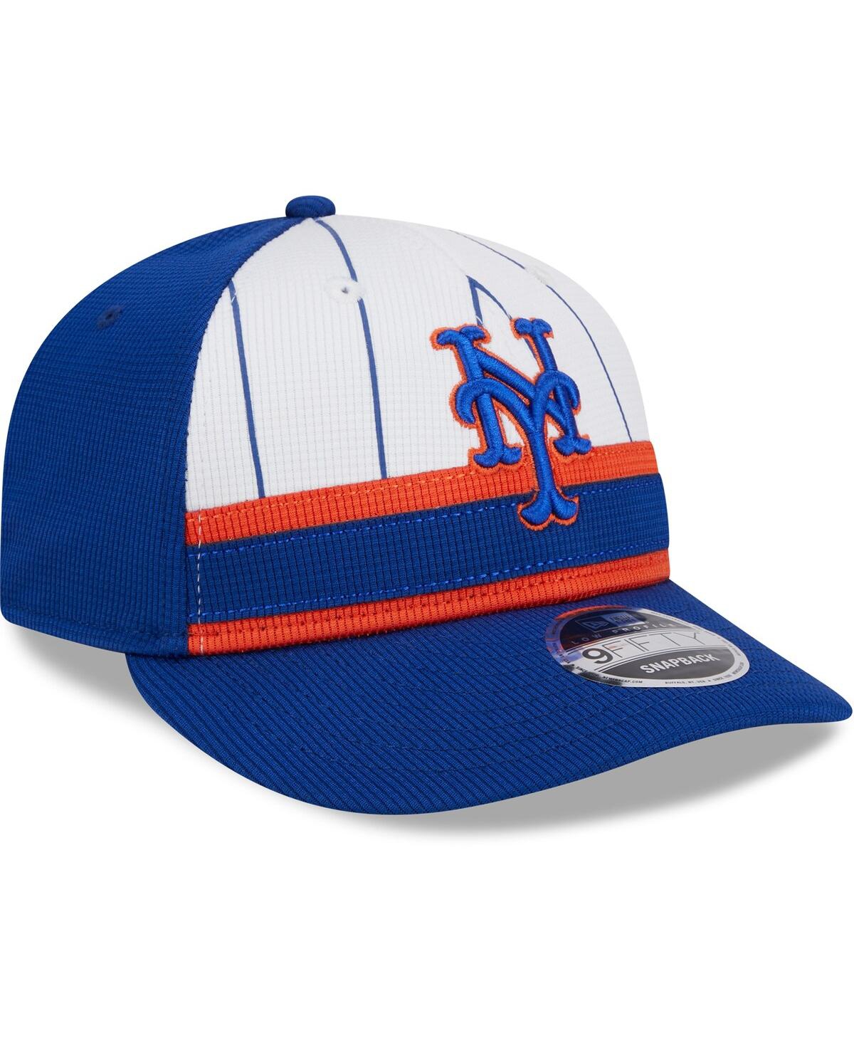 Shop New Era Men's  White New York Mets 2024 Batting Practice Low Profile 9fifty Snapback Hat
