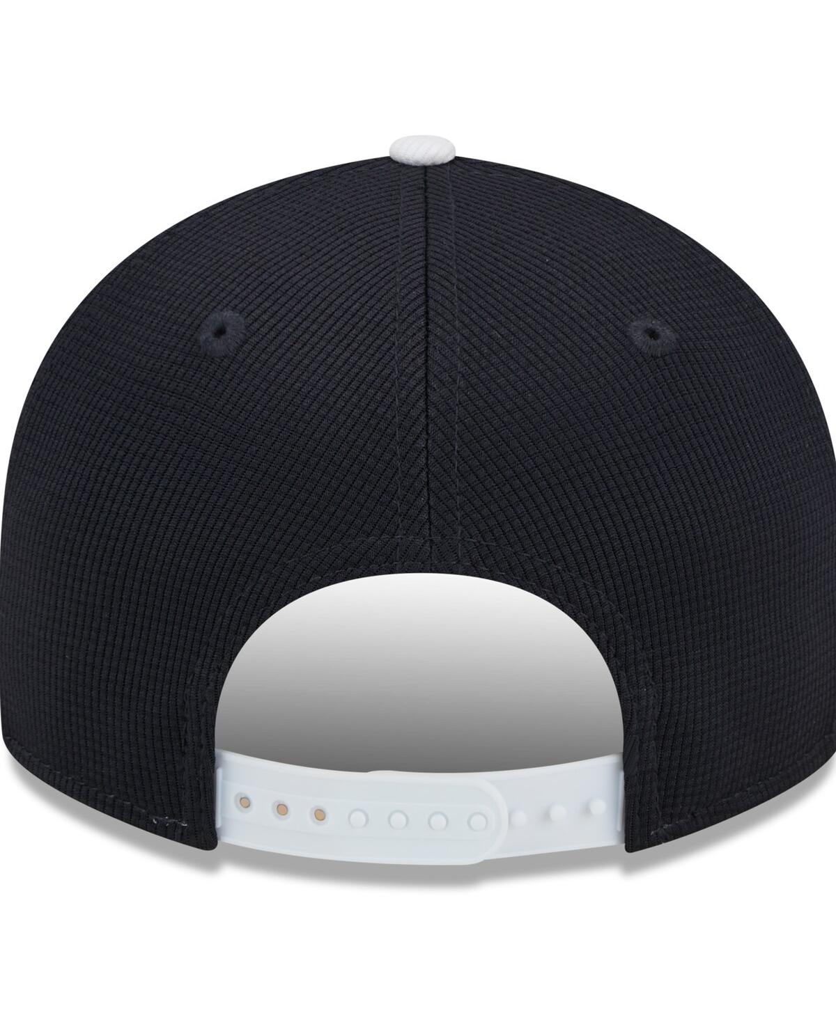 Men's New EraNew York Yankees 2024 Batting Practice Low Profile 9FIFTY Snapback Hat - Navy