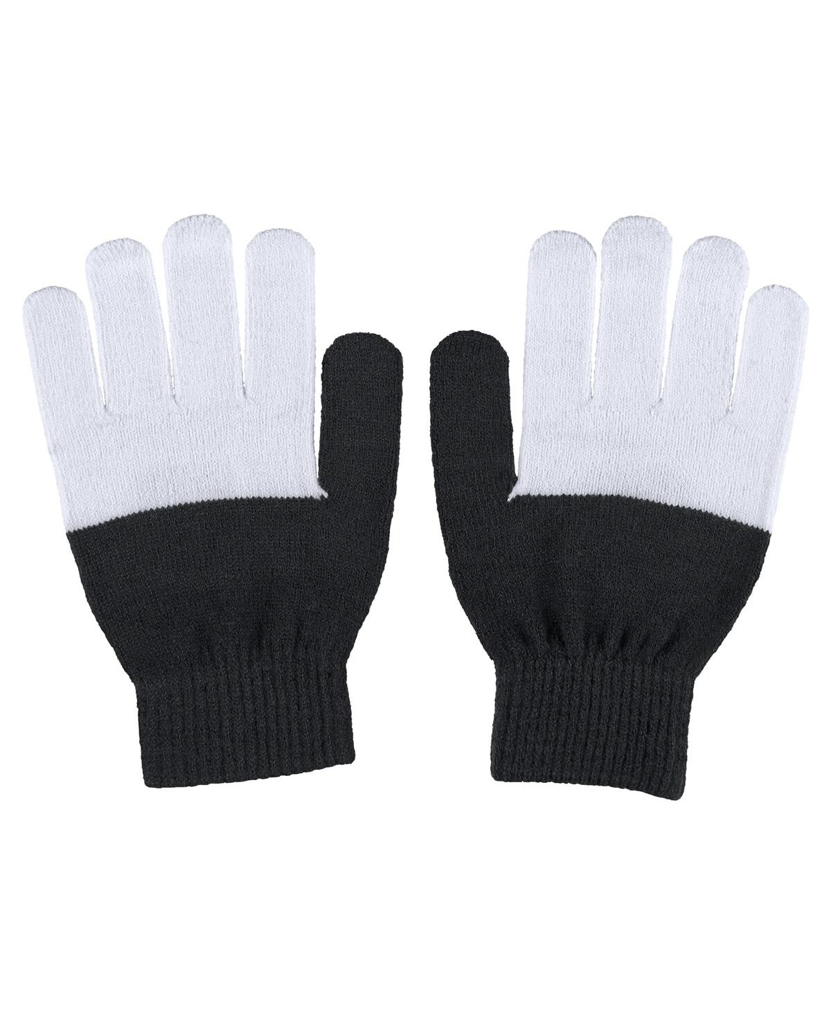 Shop Wear By Erin Andrews Women's  Chicago White Sox Color-block Gloves In Multi