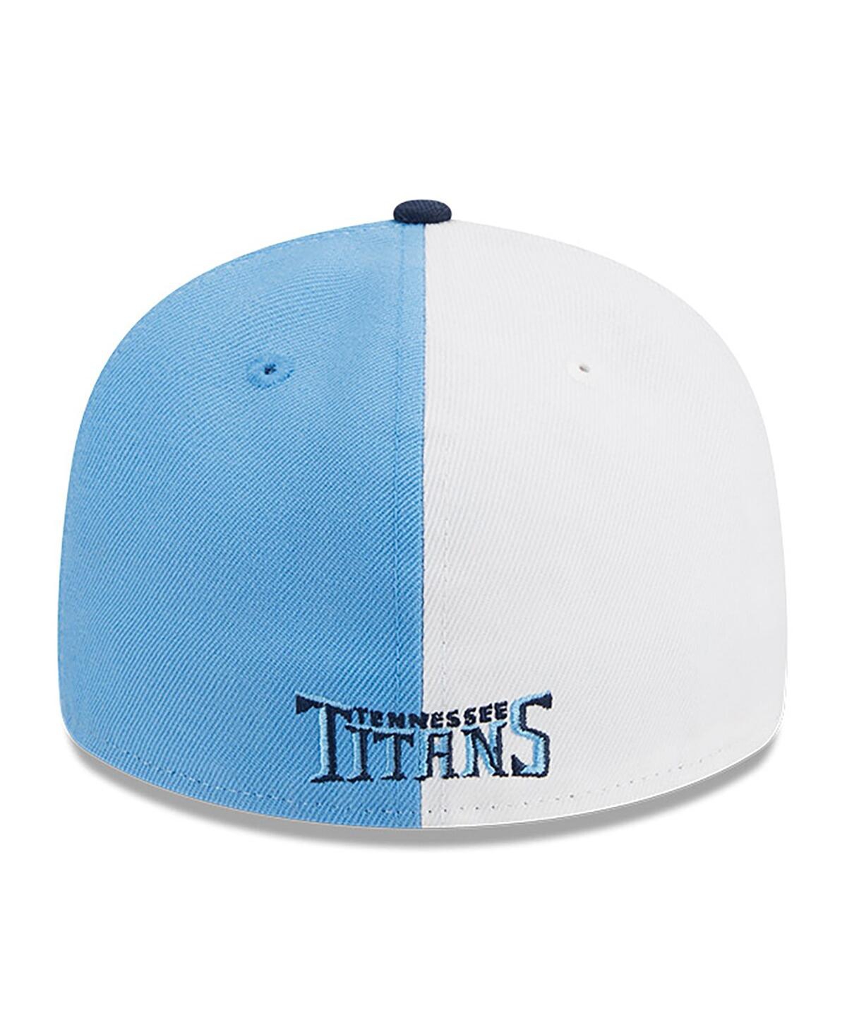 New Era Men's  Light Blue, Navy Tennessee Titans 2023 Sideline Low Profile 59fifty Fitted Hat In Light Blue,navy