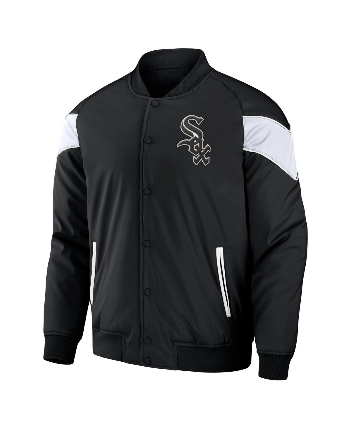 Shop Fanatics Men's Darius Rucker Collection By  Black Chicago White Sox Baseball Raglan Full-snap Jacket