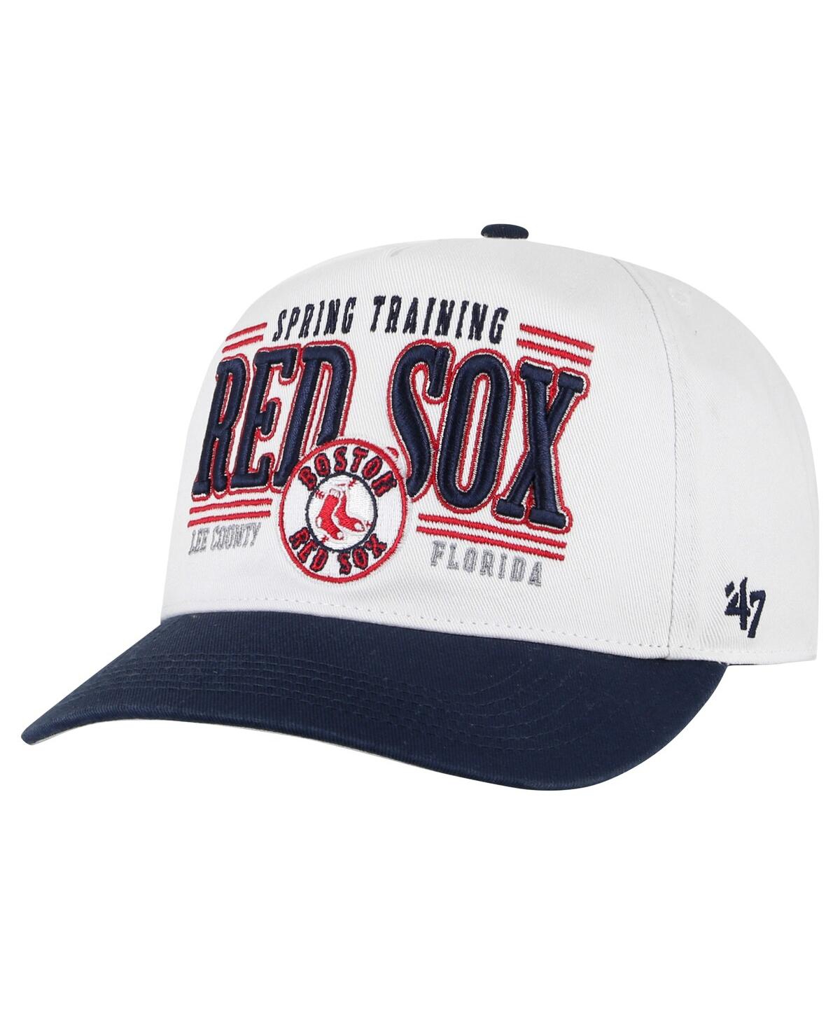 47 Brand Men's ' White Boston Red Sox 2024 Spring Training Oceanside Hitch Adjustable Hat