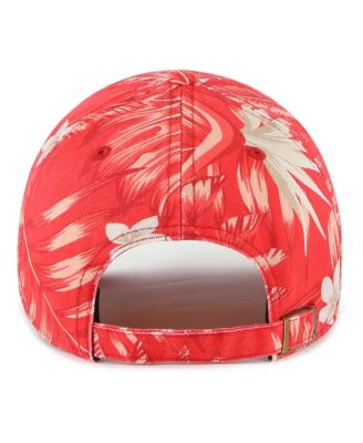 Men's Red Ole Miss Rebels Tropicalia Clean Up Adjustable Hat