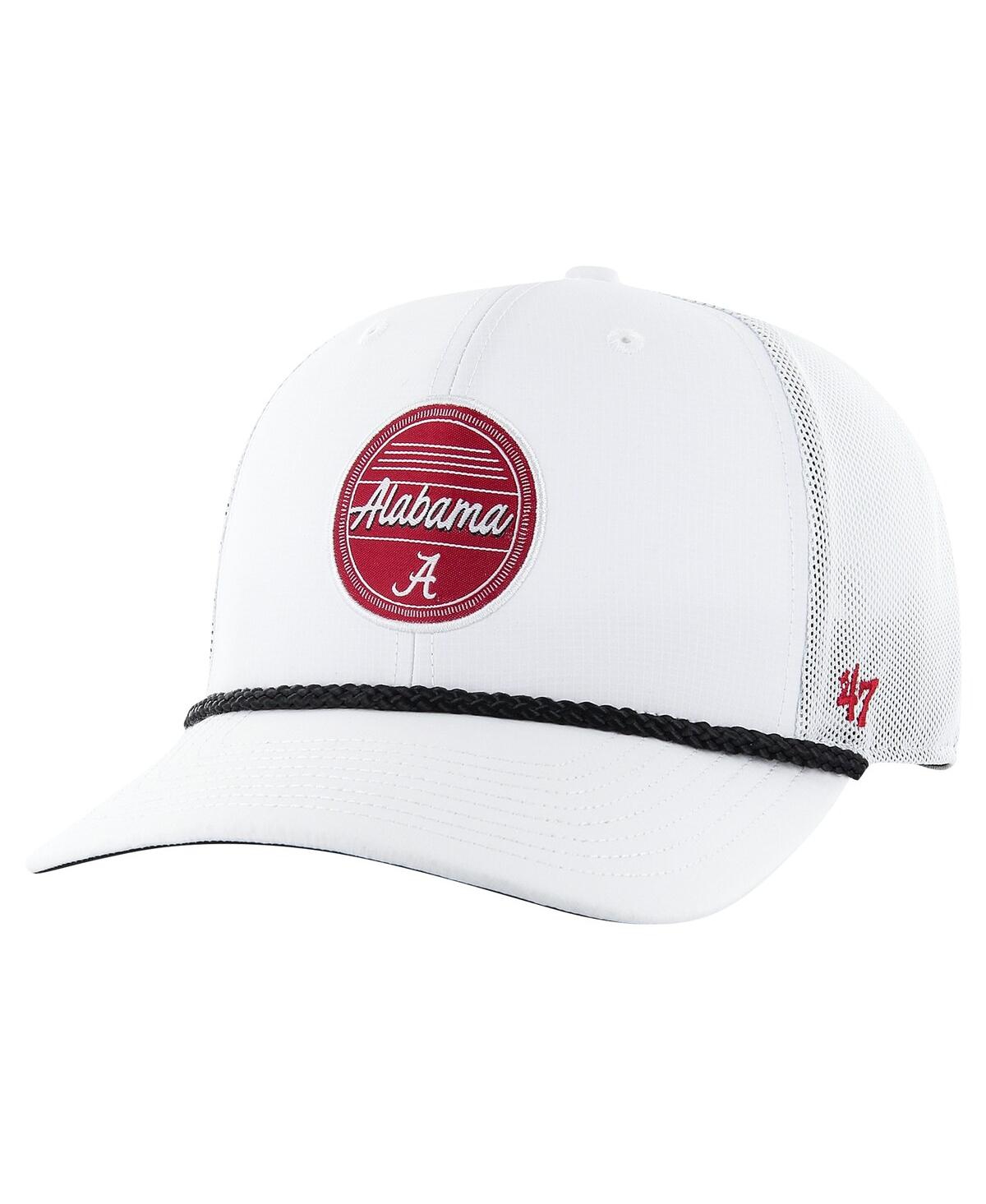 47 Brand Men's ' White Alabama Crimson Tide Fairway Trucker Adjustable Hat