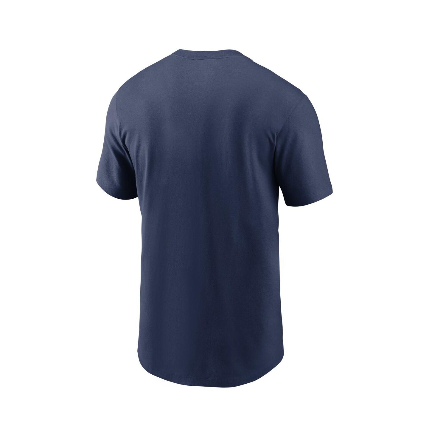 Мужская футболка Nike Navy Seattle Mariners Fuse Wordmark — фото 3