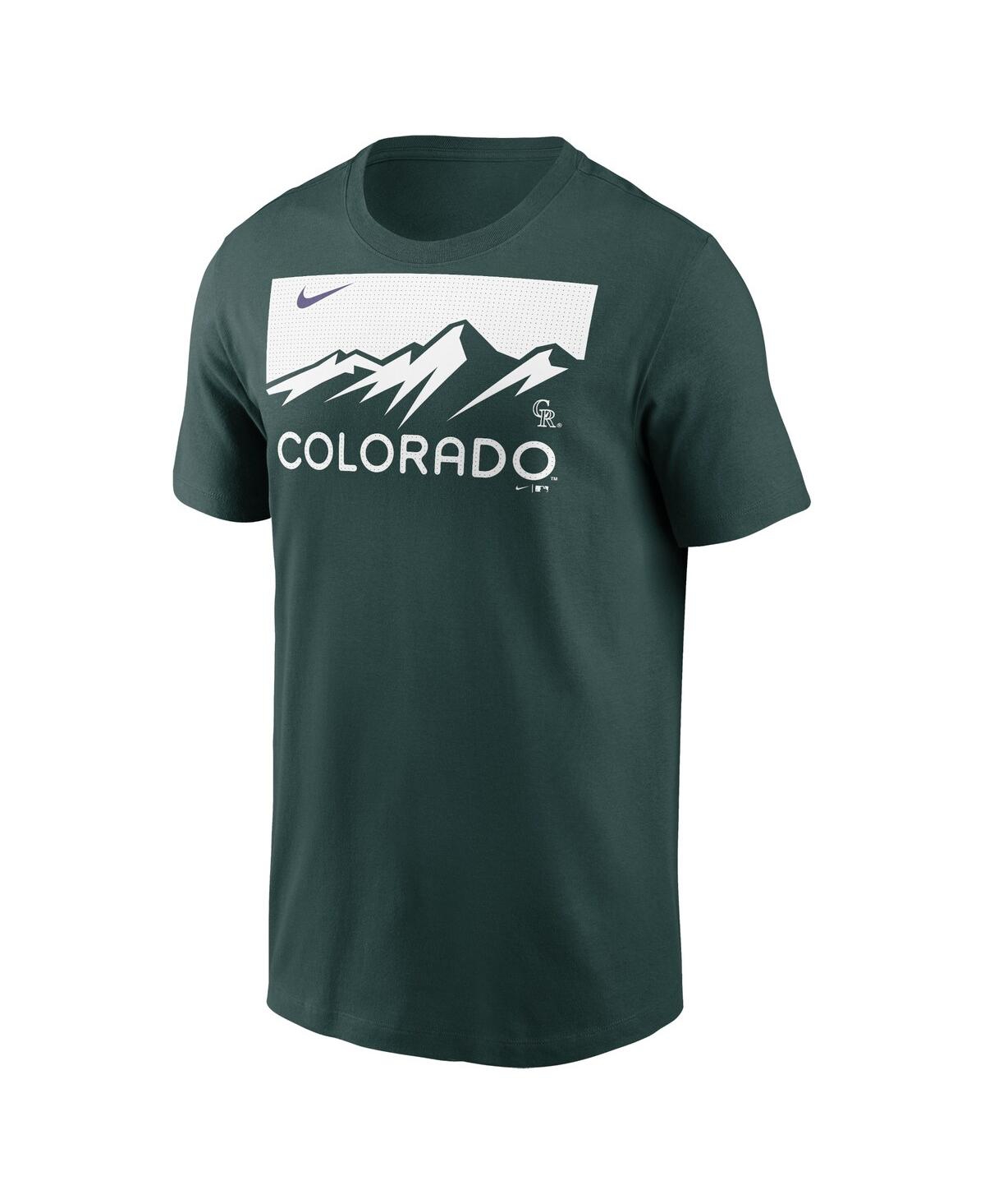 Men's NikeColorado Rockies City Connect Wordmark T-shirt - Green