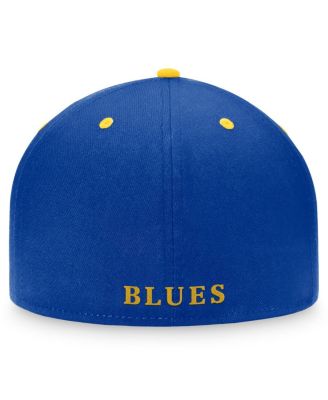 Men's Royal Distressed St. Louis Blue Distresseds Heritage Vintage-Like Retro Fitted Hat