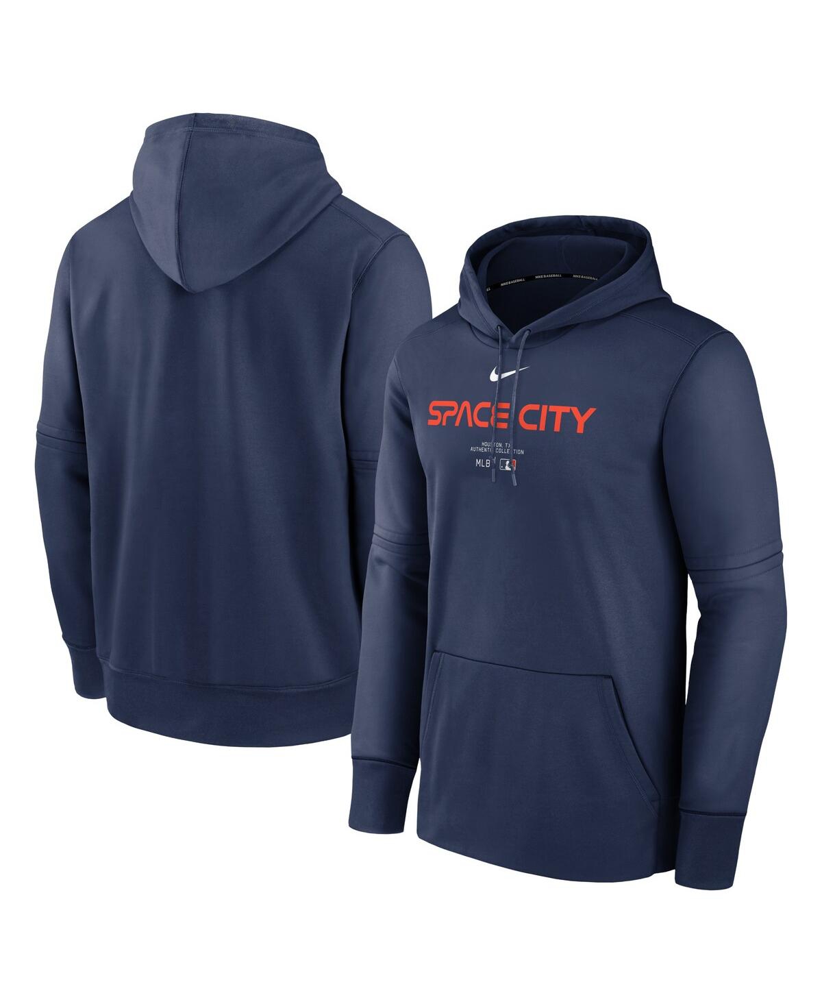 Nike Men's  Navy Houston Astros City Connect Practice Performance Pullover Hoodie