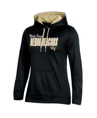 Women's Black Wake Forest Demon Deacons Team Pullover Hoodie