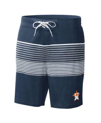 Men's Navy Houston Astros Coastline Volley Swim Shorts