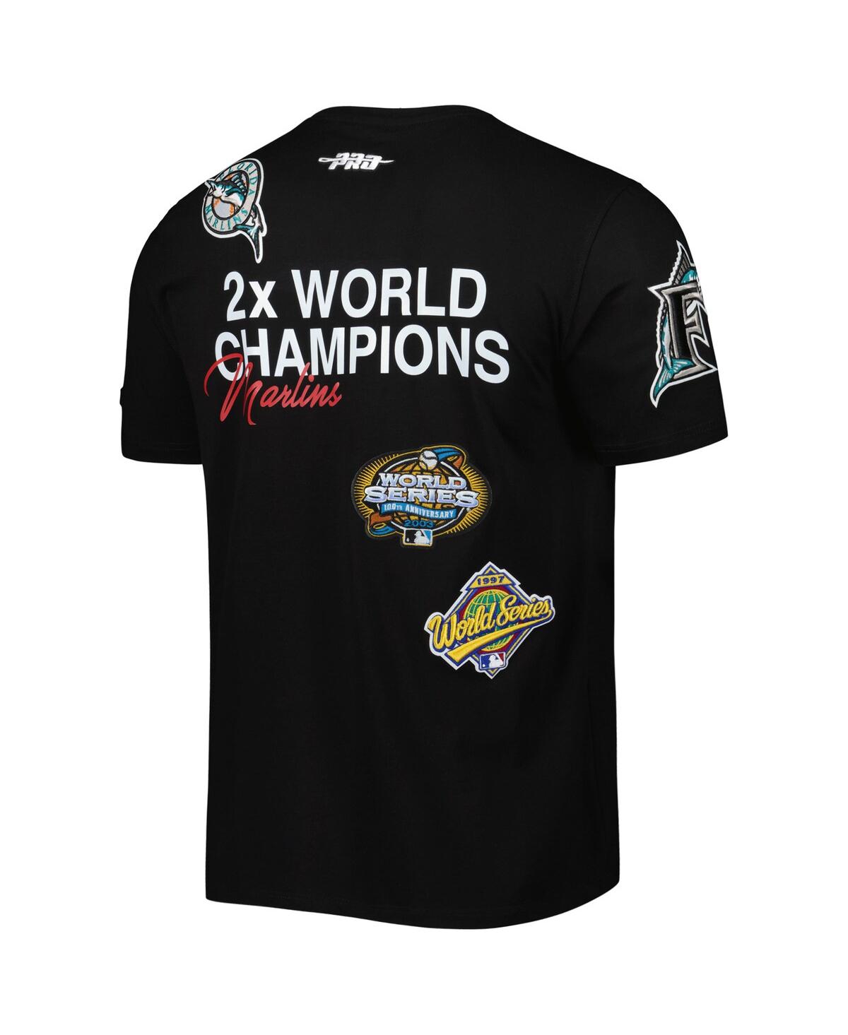 Men's Pro StandardFlorida Marlins Championship T-shirt - Black