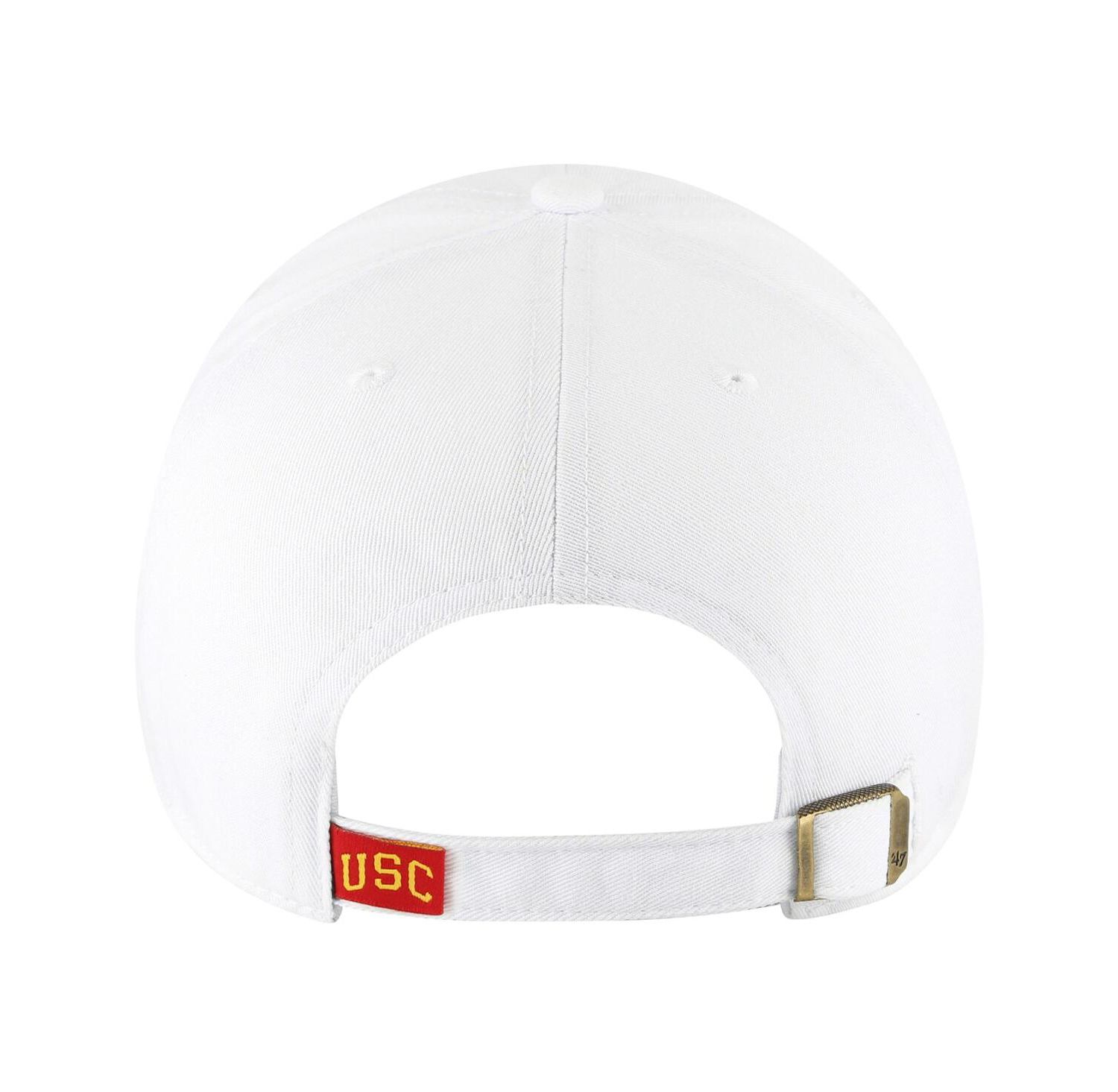 Men's White USC Trojans Clean Up Adjustable Hat