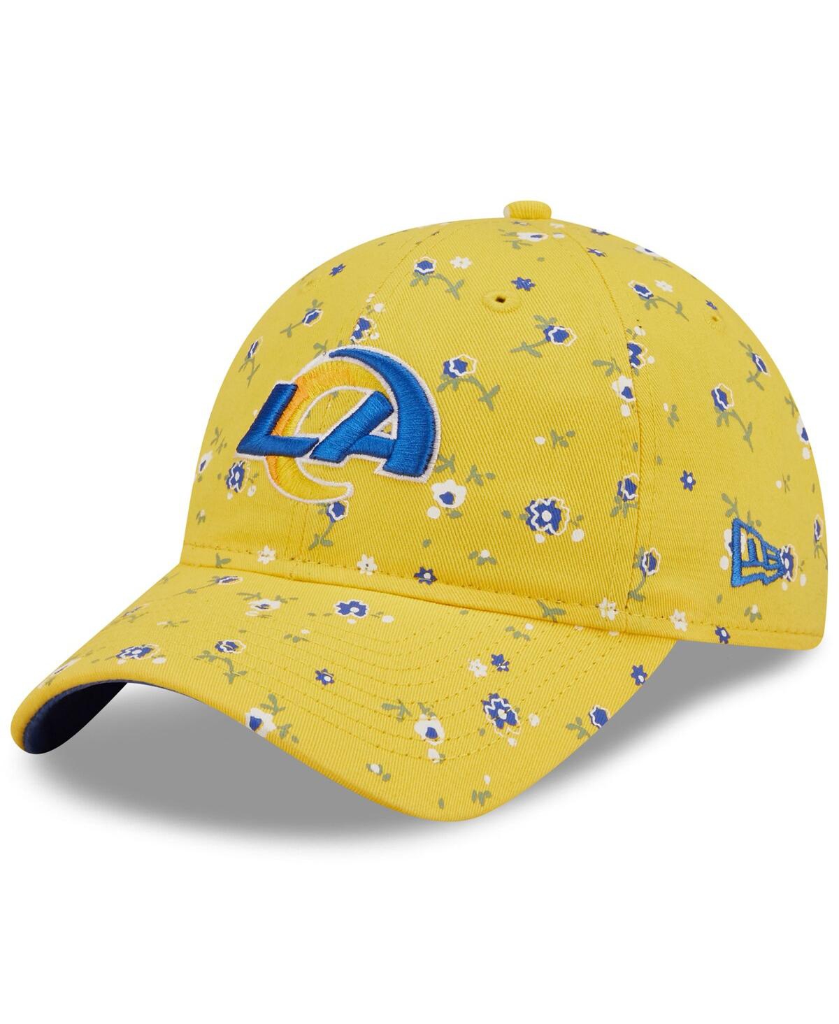 New Era Women's  Gold Los Angeles Rams Floral 9twenty Adjustable Hat
