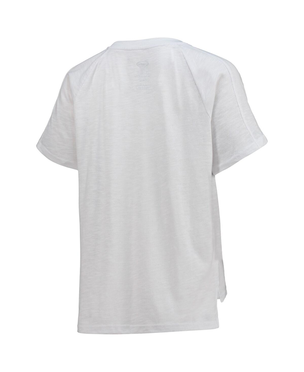 Shop Concepts Sport Women's  White Distressed Inter Miami Cf Resurgence T-shirt