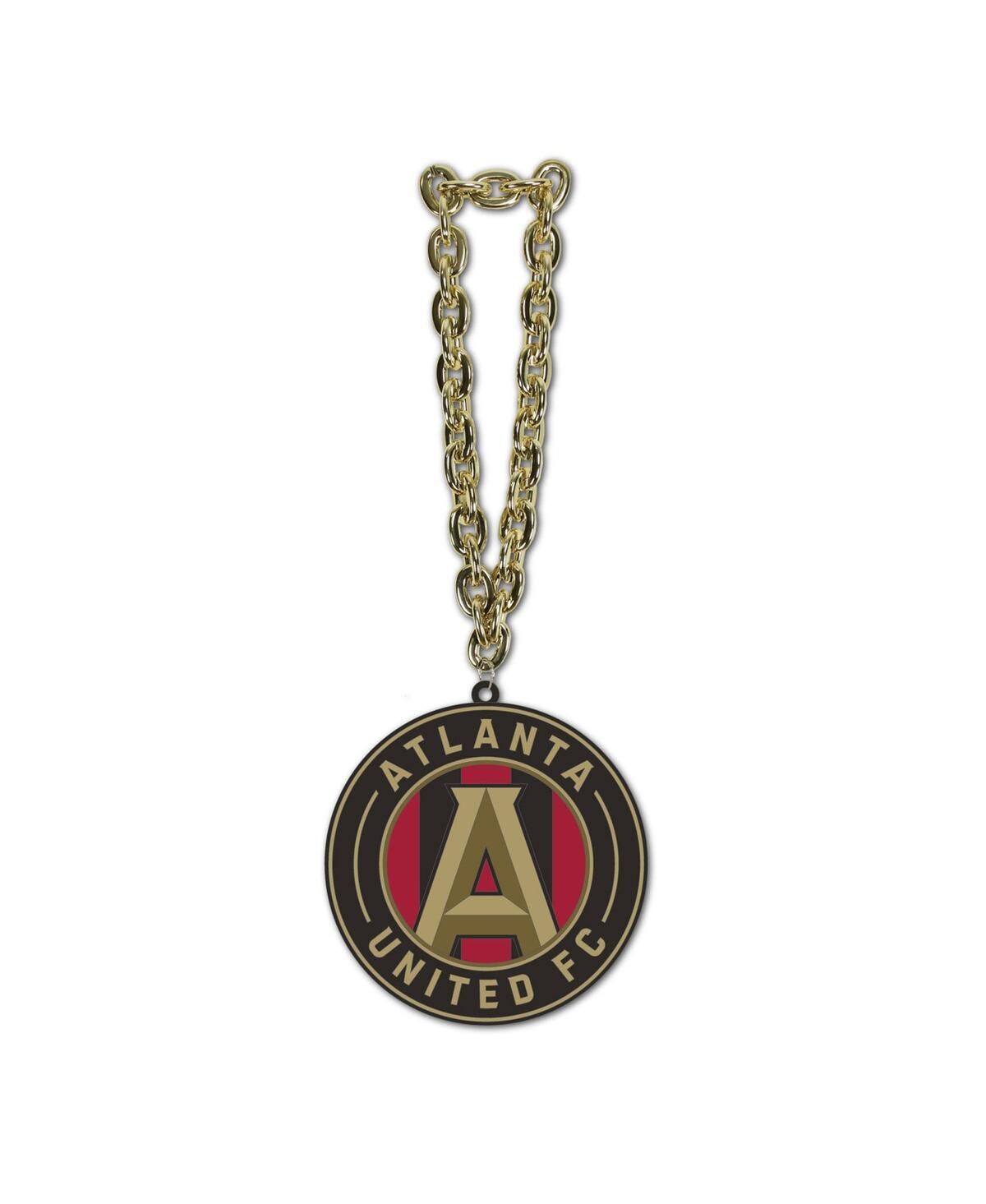 Mojo Licensing Men's And Women's  Atlanta United Fc Team Logo Fan Chain Necklace In Red