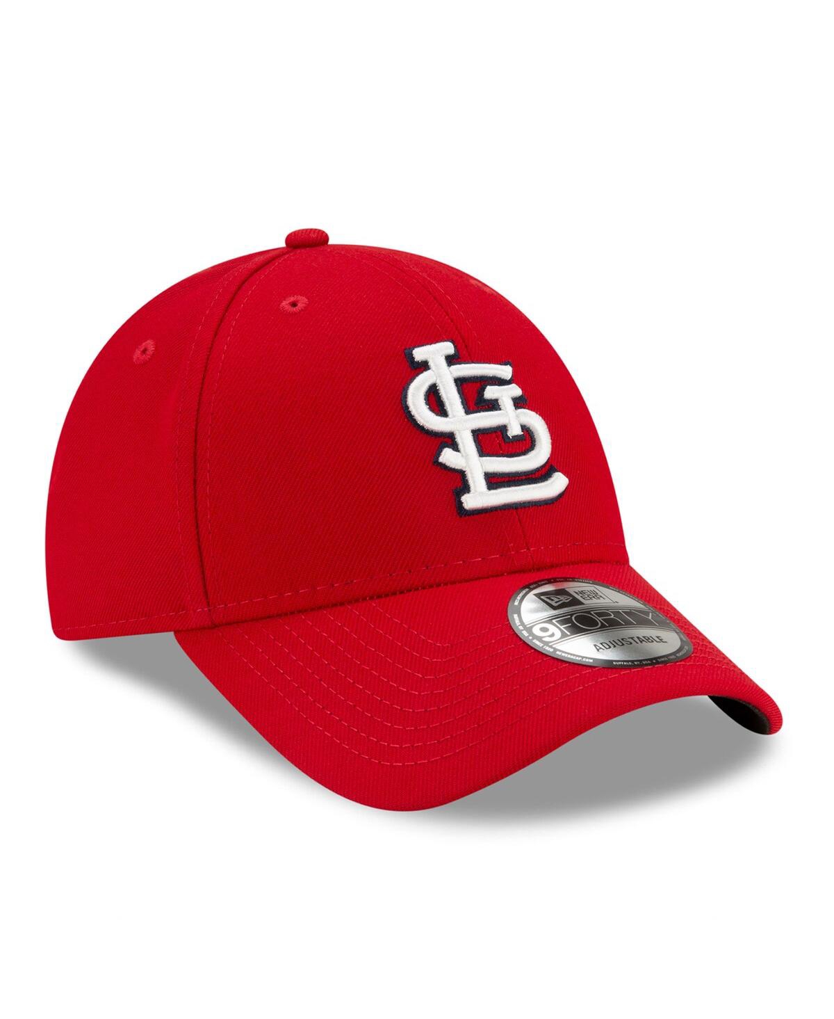 Shop New Era Men's  Red St. Louis Cardinals The League 9forty Adjustable Hat