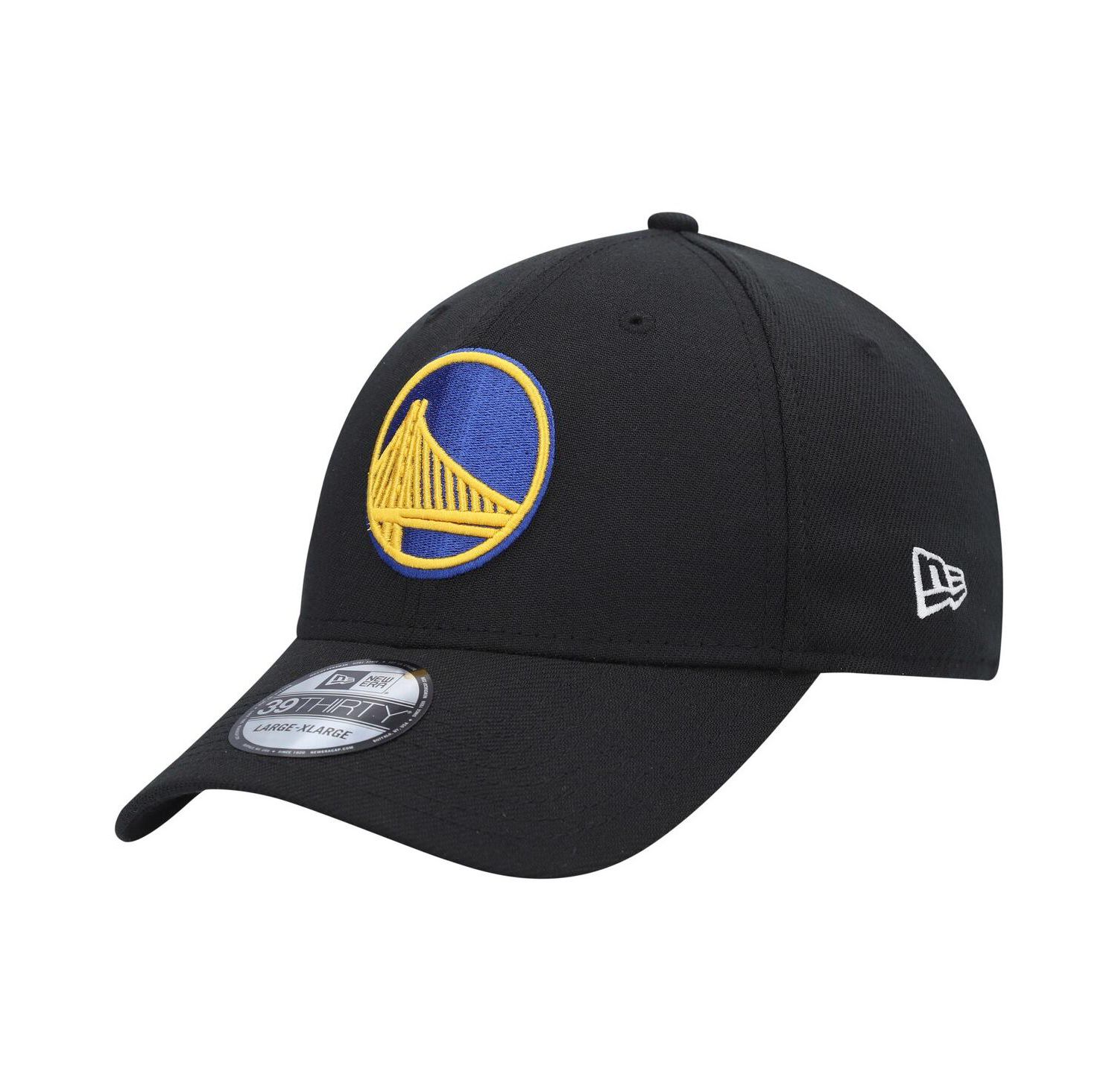 Men's Black Golden State Warriors Official Team Color 39THIRTY Flex Hat