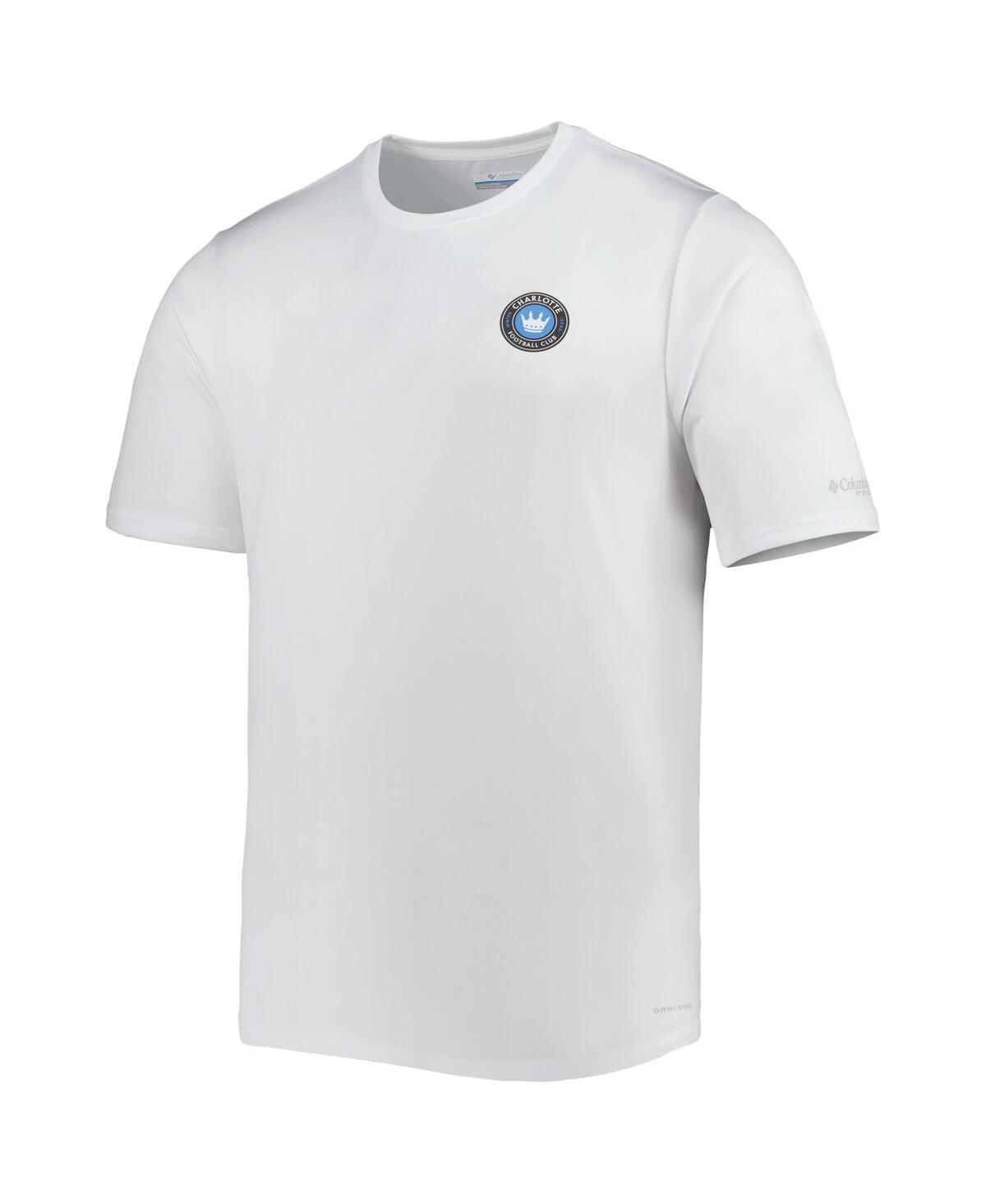 Shop Columbia Men's  White Charlotte Fc Terminal Tackle Omni-shade T-shirt