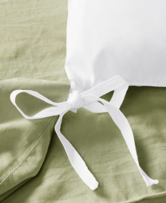 Porter Washed Pleated 3-Pc. Duvet Cover Set, Queen