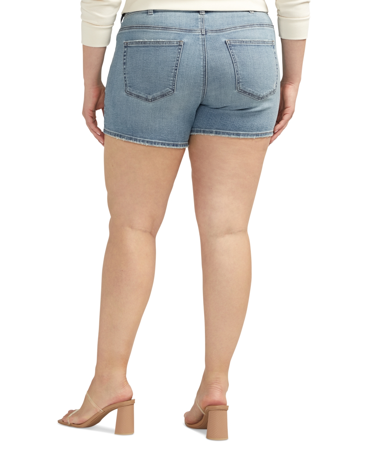 Silver Jeans Co. Plus Size Suki High-Rise Curvy-Fit Shorts