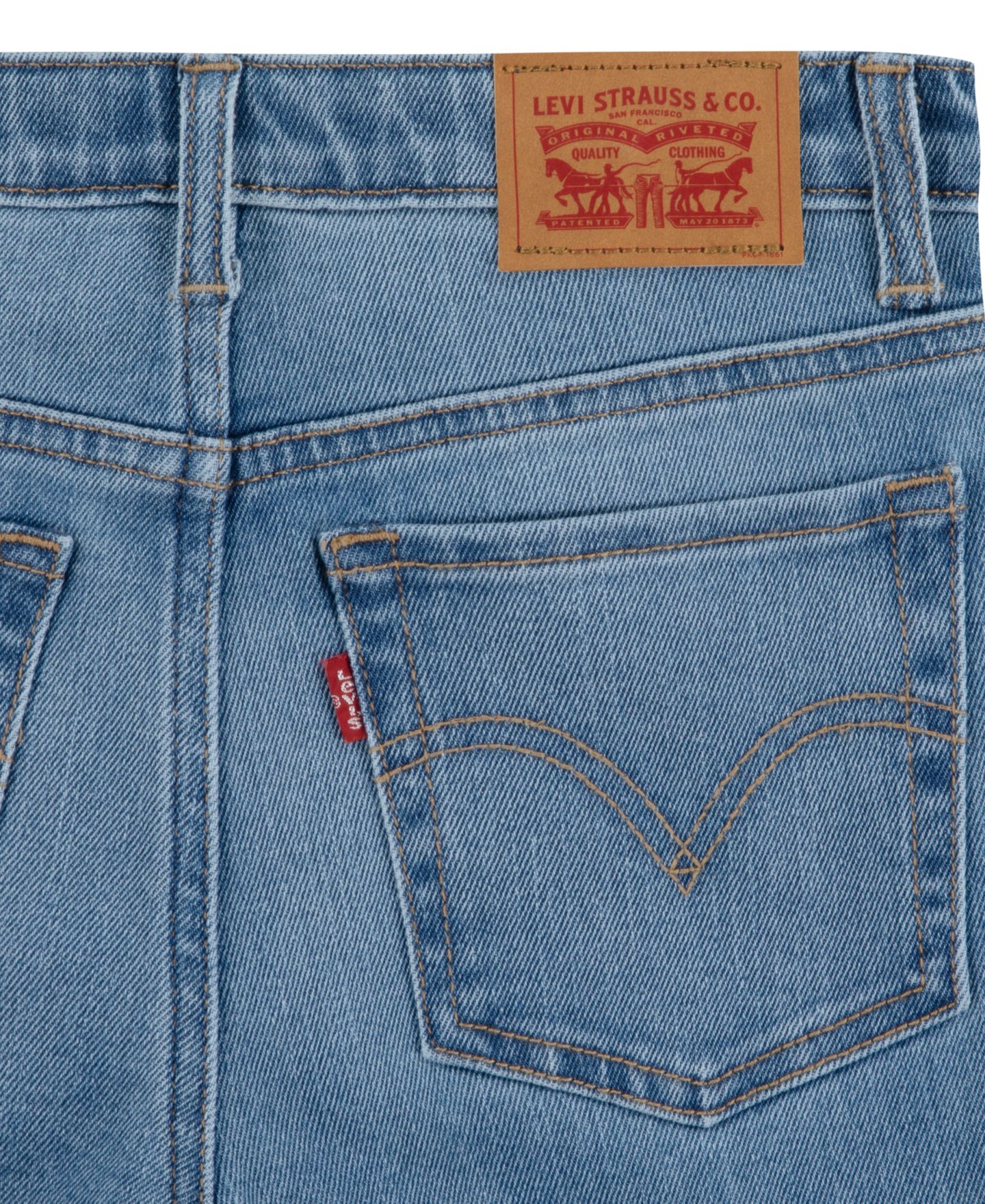 Джинсы Levi's 726 High-Rise Flare Jeans для девочек, цвет: Clean Getaway — фото 8