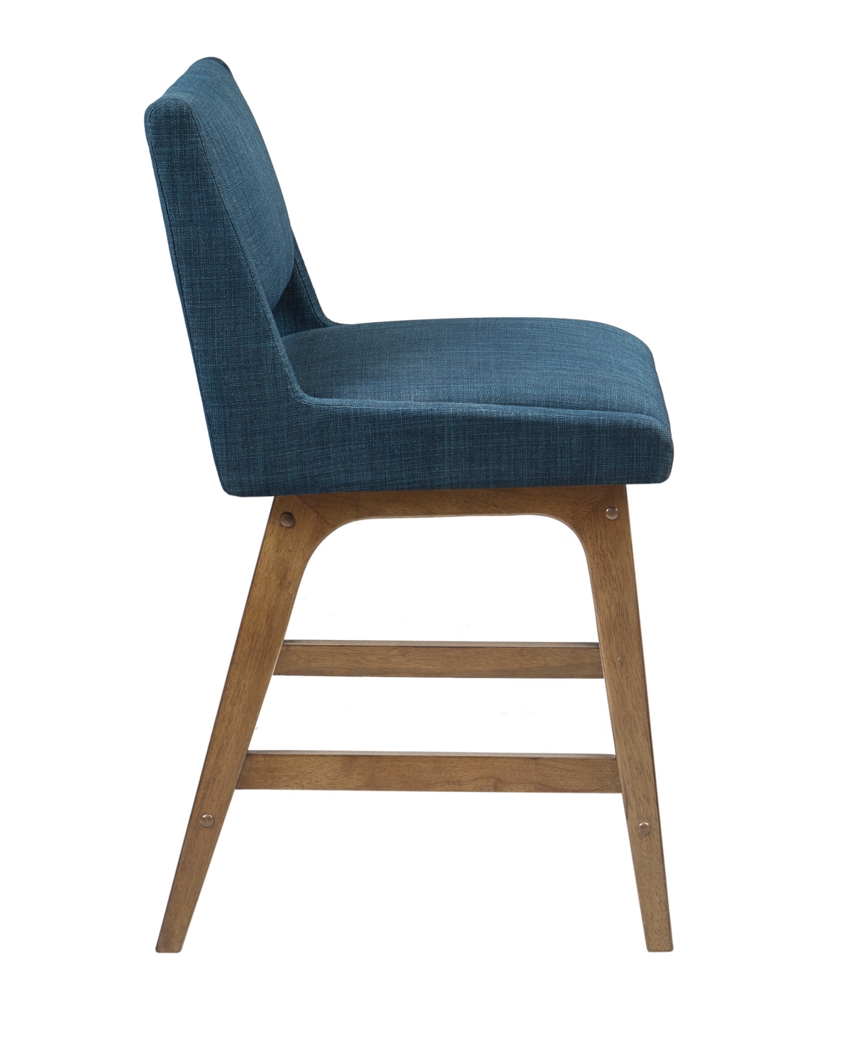 Shop Ink+ivy Boomerang 19.5" Wide Counter Stool In Navy