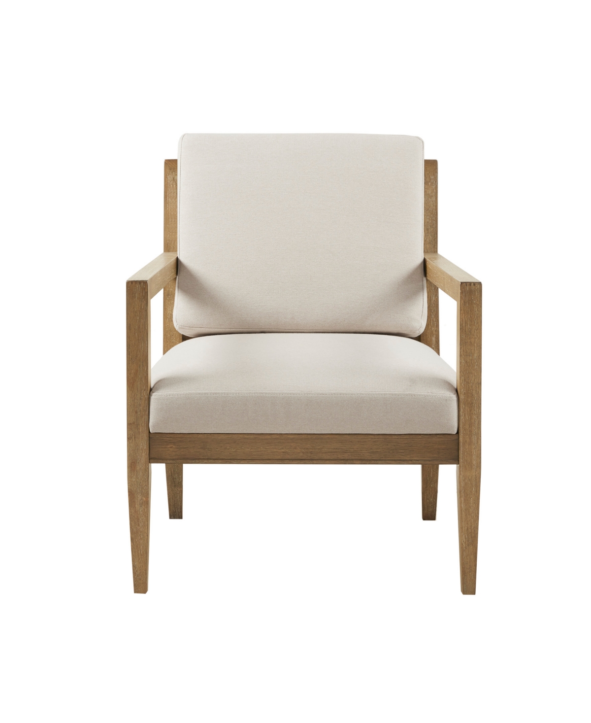 Madison Park Tage Upholstered Accent Armchair In Ivory