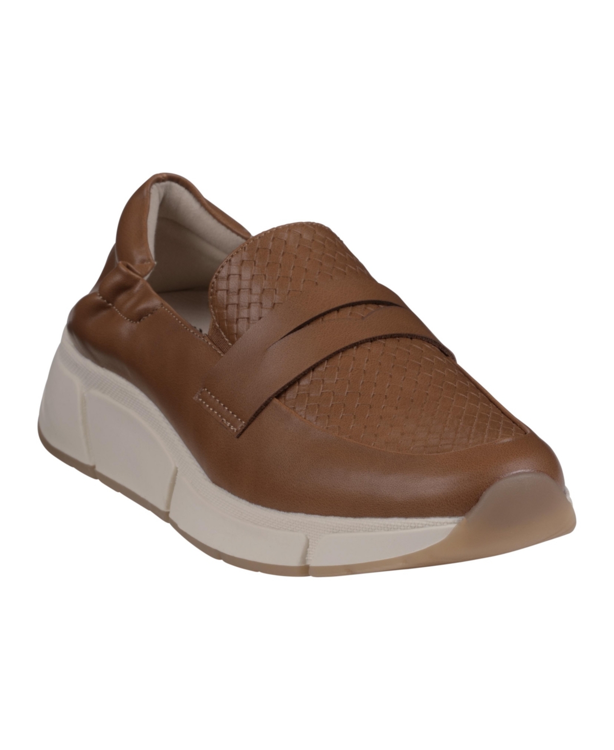 Gc Shoes Women's Adina Sip On Penny Loafer Sneakers In Cognac