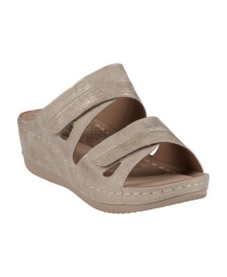 Women's Havana Double Band Wedge Sandals