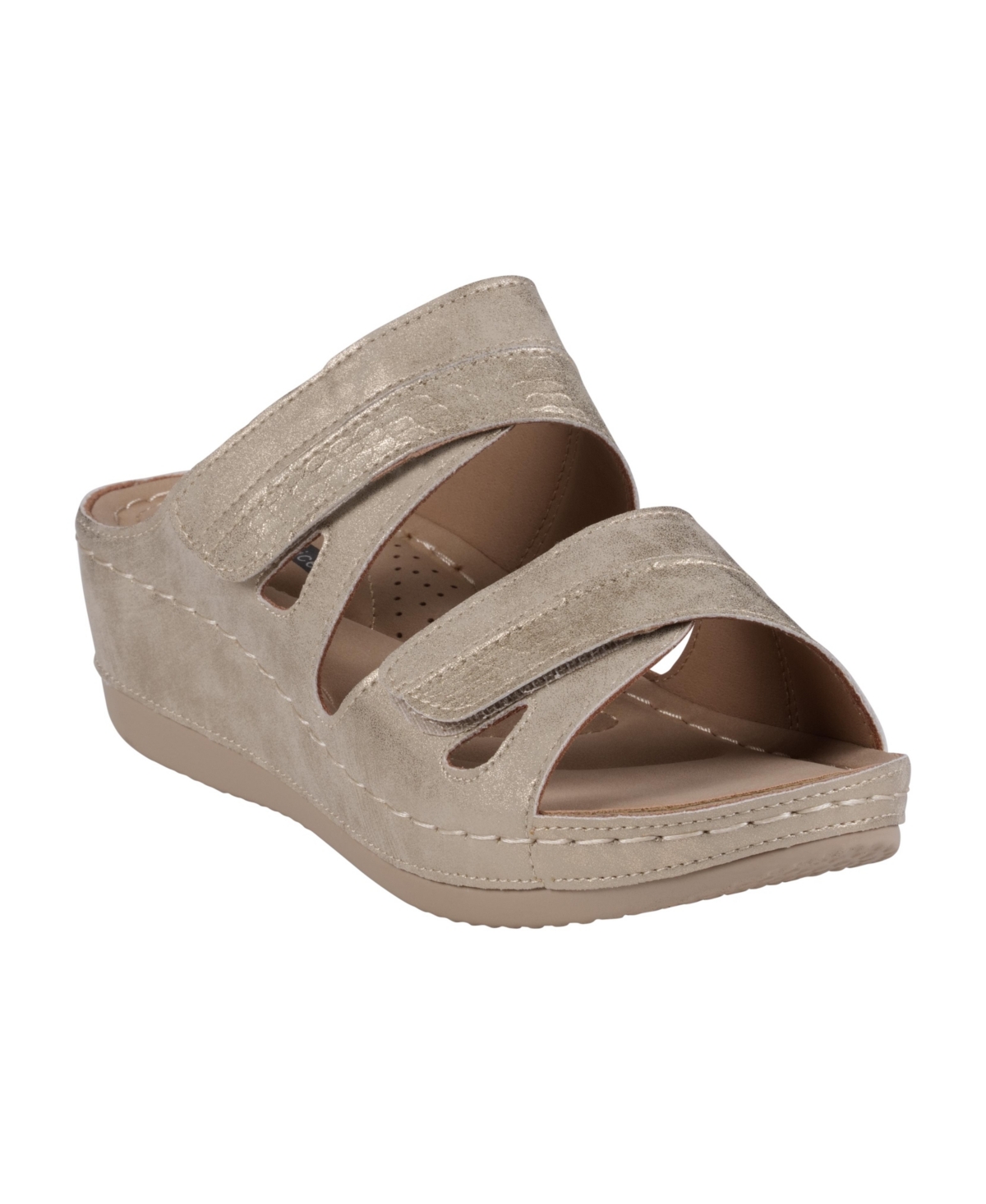 Gc Shoes Women's Havana Double Band Wedge Sandals