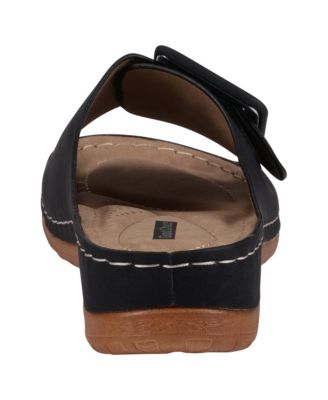 Women's Hamden Buckle Comfort Flat Sandals