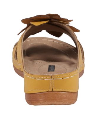 Women's Joy Flower Rosette Comfort Sandals