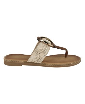 Women's Jovie Woven Thong Flat Sandals