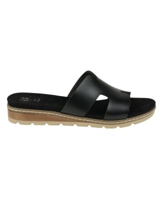 Women's Nellie Cut Out Slide Flat Sandals