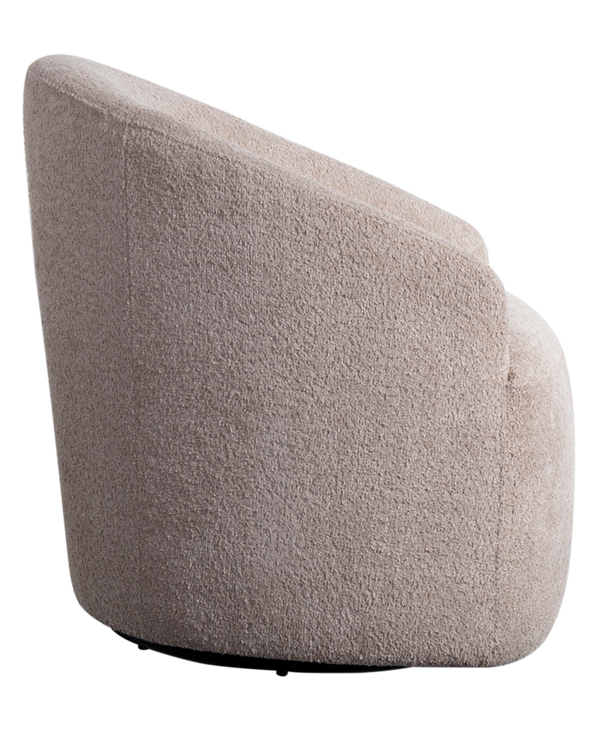 Shop Ink+ivy Bonn Upholstered 360â° Swivel Chair In Beige