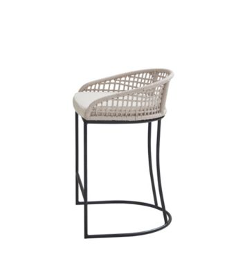 Hermosa 21.5" Wide Woven Counter Stool