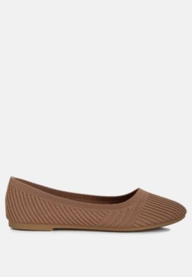 Womens Ammie Solid Casual Ballet Flats