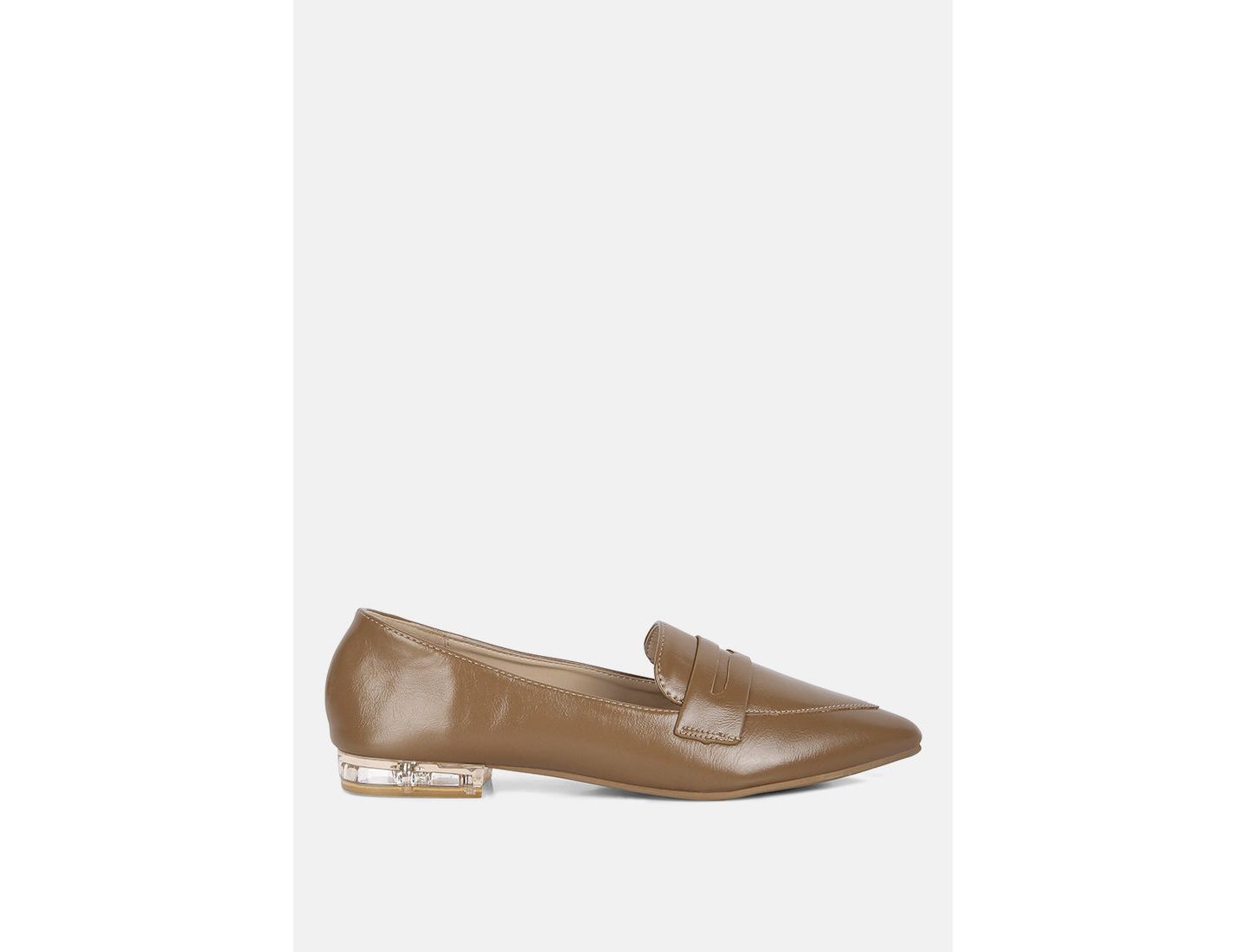 Женские туфли London Rag Peretti Flat Formal, цвет: Бежевый / Хаки — фото 2